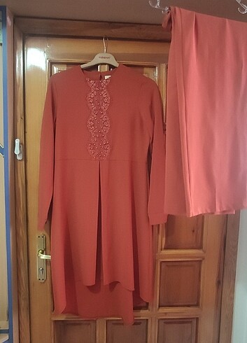 Tunik pantolon takım  üstte duruşu ikinci fotodaki gibi  - Görsel 10