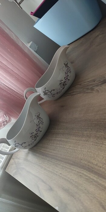 Porselen sütlük sosluk şekerlik - Görsel 2