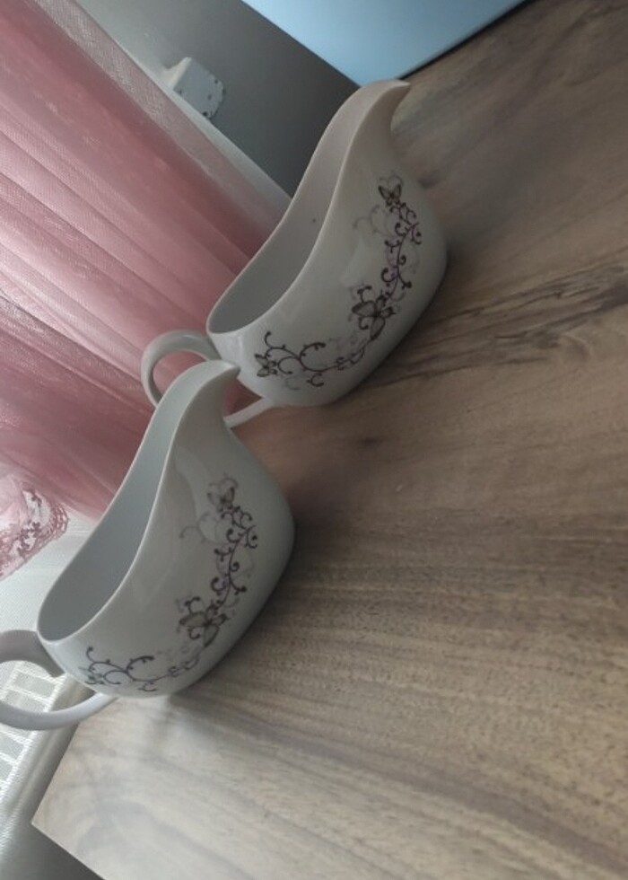 Porselen sütlük sosluk şekerlik - Görsel 2