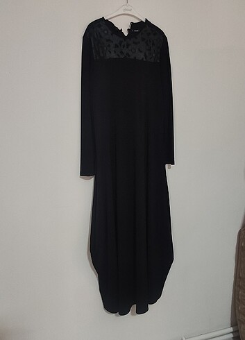 Deri detayli sandy elbise - Görsel 6