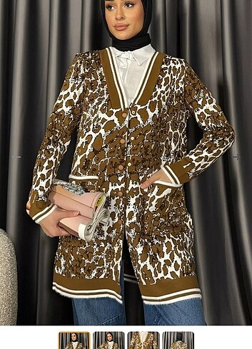 Leopar hırka 