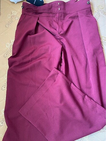 38 Beden bordo Renk pantolon massimo dutti bordo