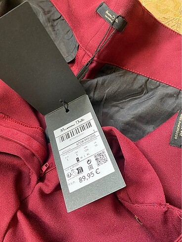 Massimo Dutti pantolon massimo dutti bordo