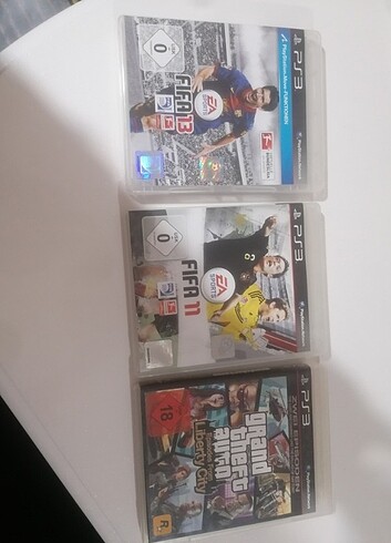 Playstation oyunu 3 adet
