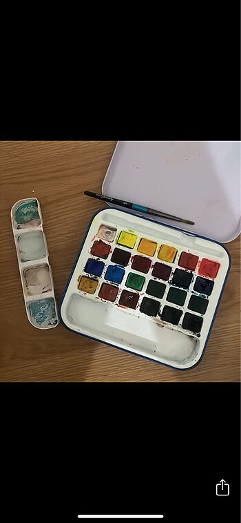 Daler rowney sulu boya ve uçlu kalem
