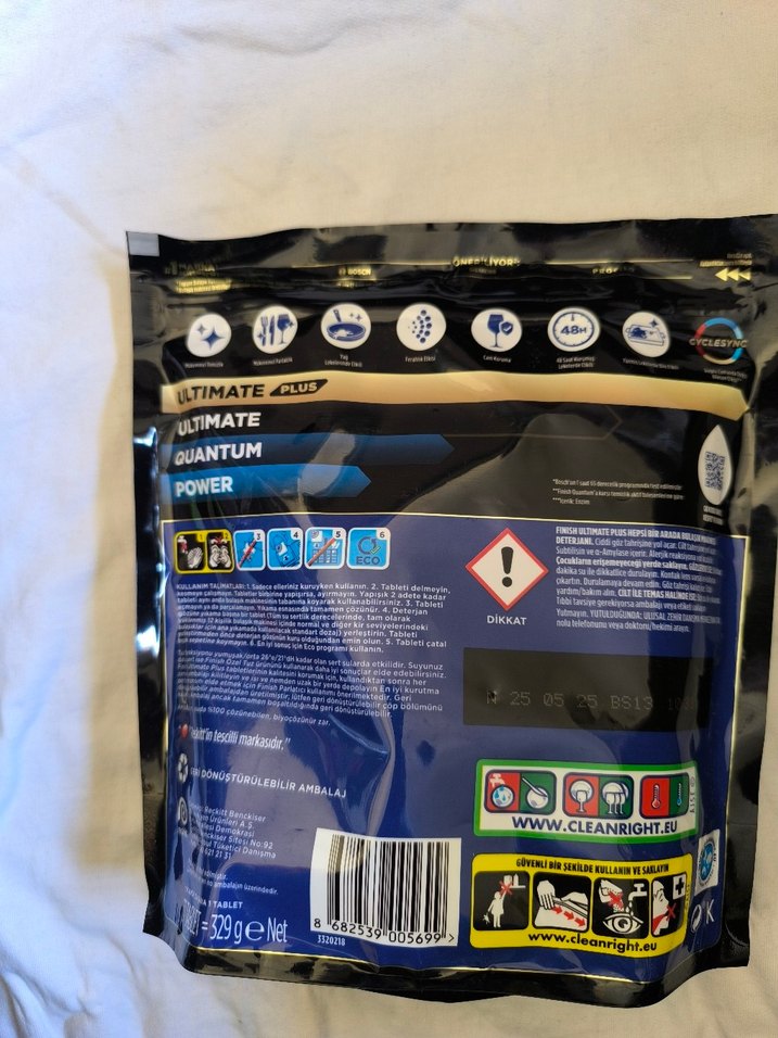 Finish Ultimate Plus Parlatıcı Gold Toz - Görsel 2