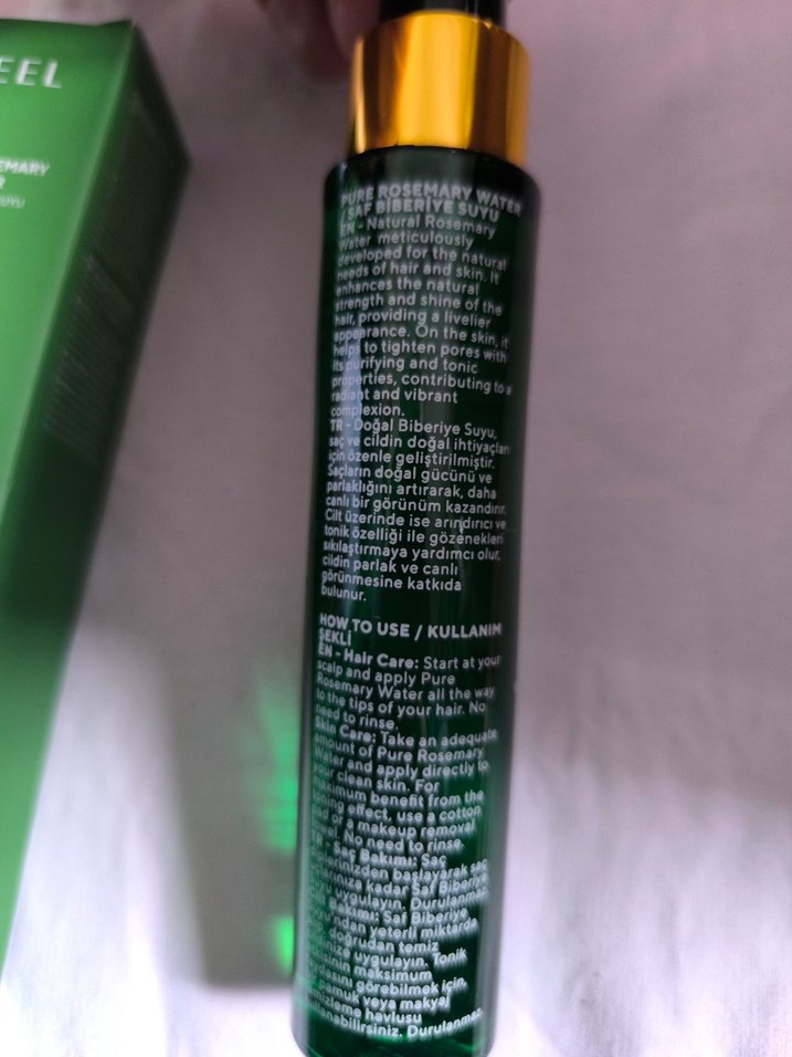 The CEEL Saf Biberiye Suyu - Vegan Saç ve Cilt Bakımı - Görsel 4