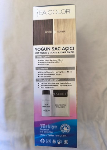 Sea Color Yoğun Saç Açıcı 4-6 Ton - Görsel 6