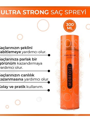 Morfose Extra Strong Saç Spreyi - Görsel 2