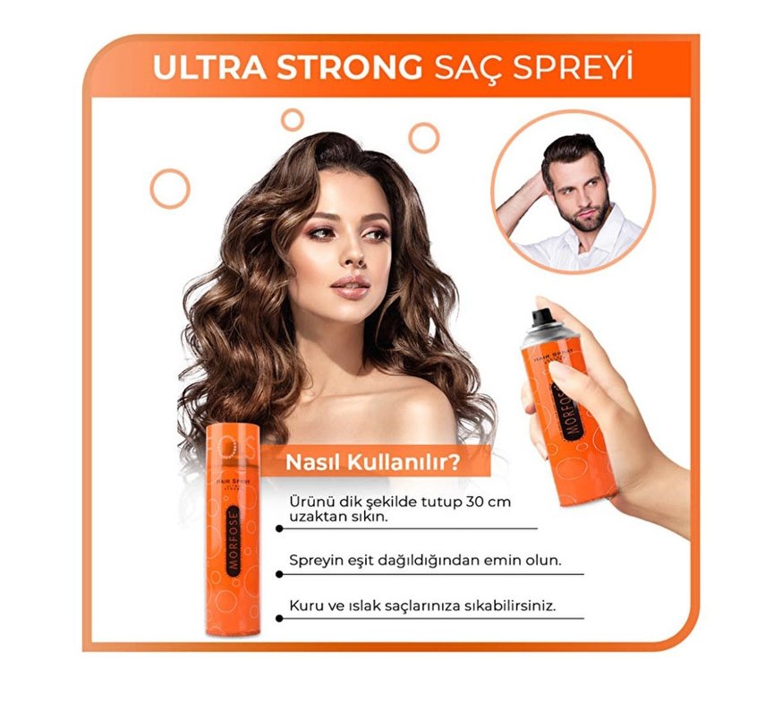 Morfose Extra Strong Saç Spreyi - Görsel 4