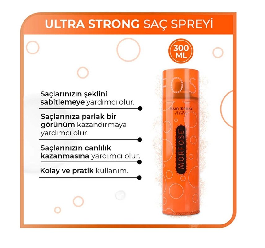 Morfose Extra Strong Saç Spreyi - Görsel 2