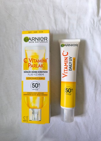 Garnier Vitamin C Güneş Koruyucu SPF 50+ Vegan - Görsel 2