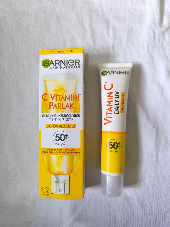 Garnier Vitamin C Güneş Koruyucu SPF 50+ Vegan - Görsel 2