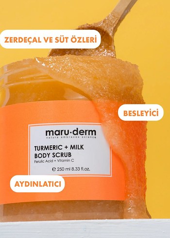 Zerdeçal + Süt Vücut Peelingi 250ml - Görsel 3