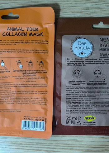Bee Beauty Nemlendirici ve Beyazlatıcı Kağıt Maskeler - Görsel 3