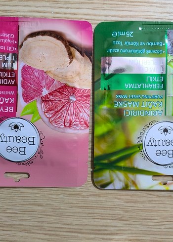 Bee Beauty Nemlendirici ve Beyazlatıcı Kağıt Maskeler - Görsel 6