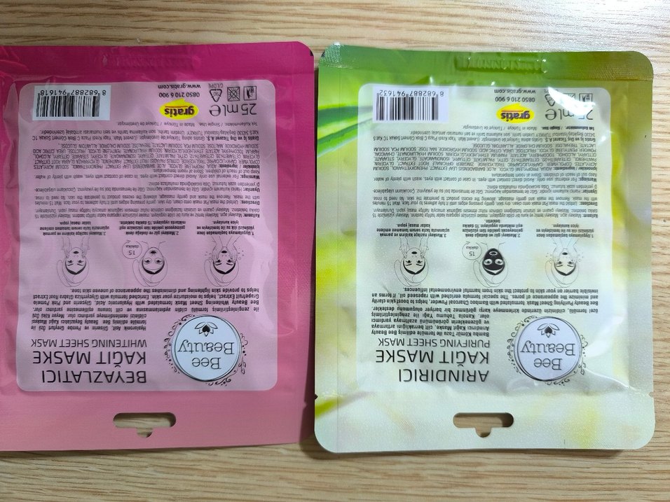 Bee Beauty Nemlendirici ve Beyazlatıcı Kağıt Maskeler - Görsel 5