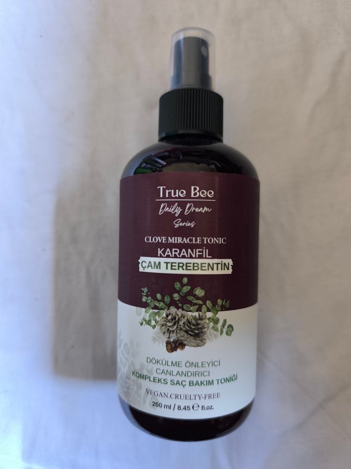 True Bee Karanfil & Çam Terebentin Saç Toniği 250 ml - Görsel 2
