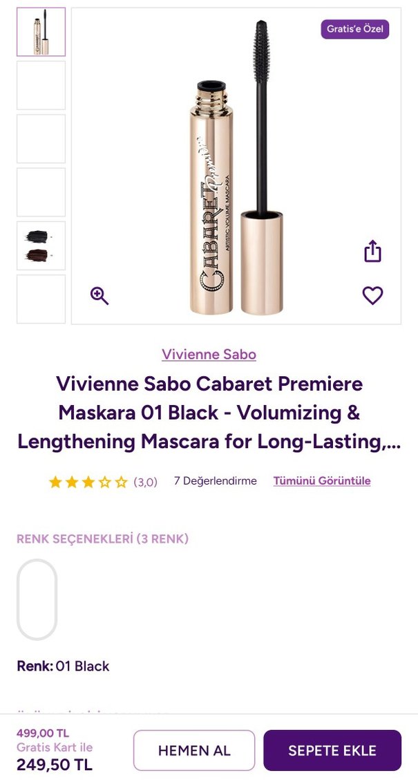 Bej Parlak Maskara - Görsel 4