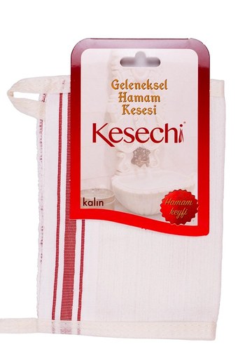 3 ADET Derma Peel Banyo Kesesi Pink Touch - Görsel 2