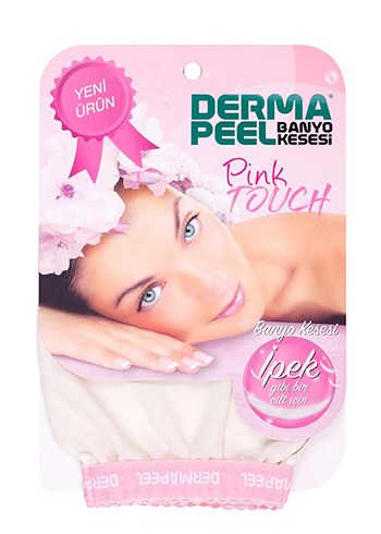 3 ADET Derma Peel Banyo Kesesi Pink Touch - Görsel 3