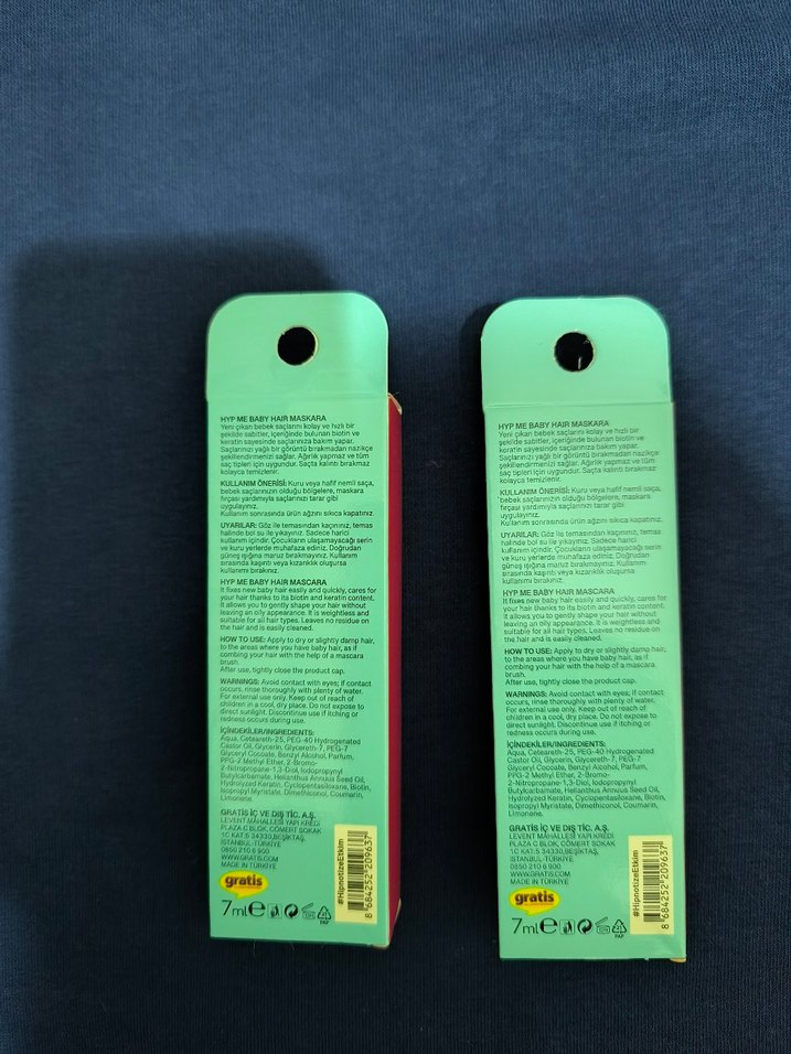 2 li SET HYPW Bebek Saç Maskarası - Görsel 4