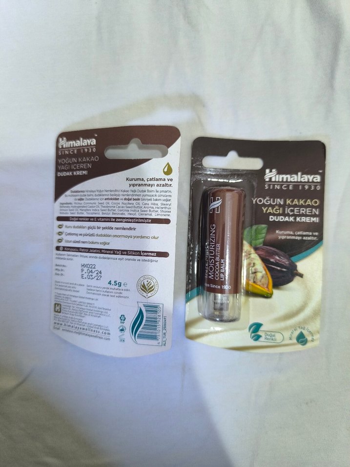 2 ADET Himalaya Yoğun Kakao Yağı Dudak Kremi - Görsel 2