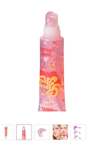 2 ADET Pembe Parlak Glossy Bossy Dudak Parlatıcısı - Görsel 5