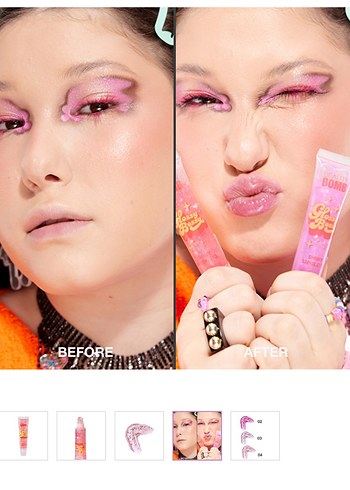 2 ADET Pembe Parlak Glossy Bossy Dudak Parlatıcısı - Görsel 6