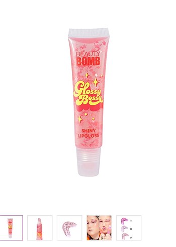 2 ADET Pembe Parlak Glossy Bossy Dudak Parlatıcısı - Görsel 3