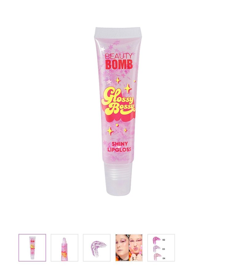 2 ADET Pembe Parlak Glossy Bossy Dudak Parlatıcısı - Görsel 2