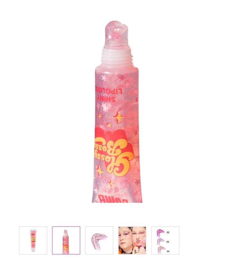 2 ADET Pembe Parlak Glossy Bossy Dudak Parlatıcısı - Görsel 5