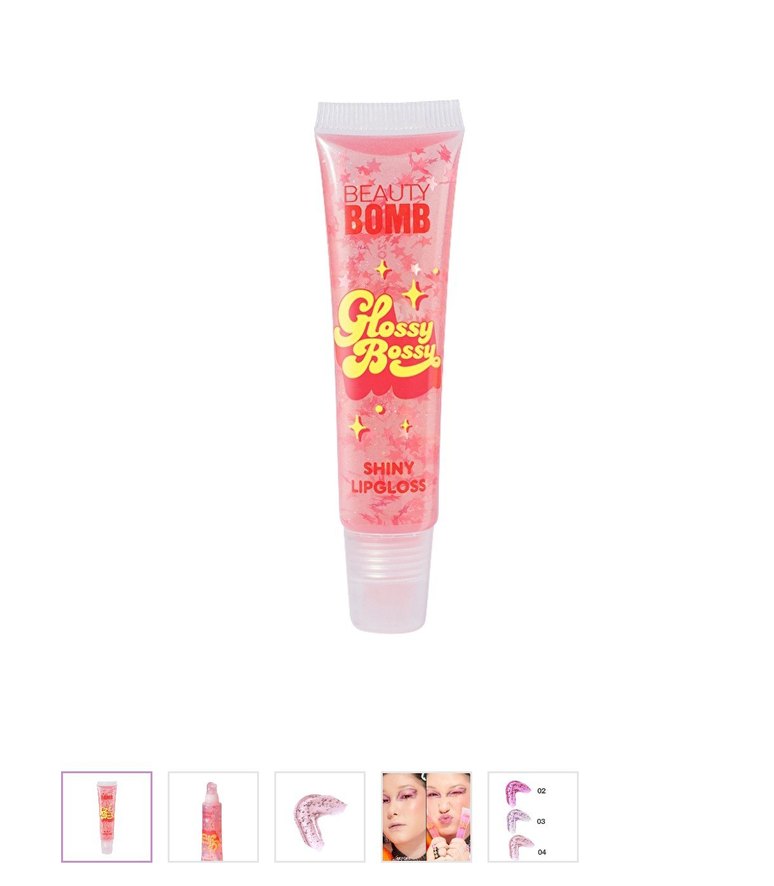 2 ADET Pembe Parlak Glossy Bossy Dudak Parlatıcısı - Görsel 3