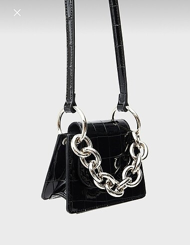 Stradivarius siyah mini çanta