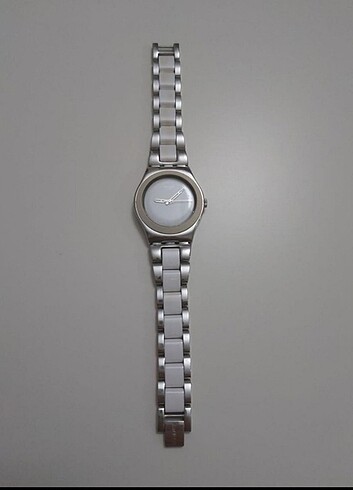 SWATCH Beyaz Paslanmaz Çelik Saat
