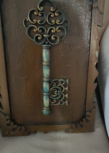 Ahşap Sanat Vintage Tarzda Kahverengi tablo el yapimi