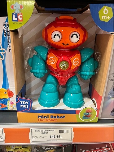 Beden Renk Küçük sevimli robot