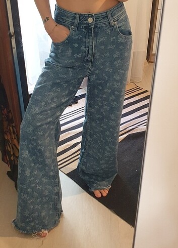 32 Beden Mango bol paça jean