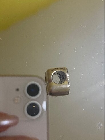  Beden gri Renk Pandora harf charm B