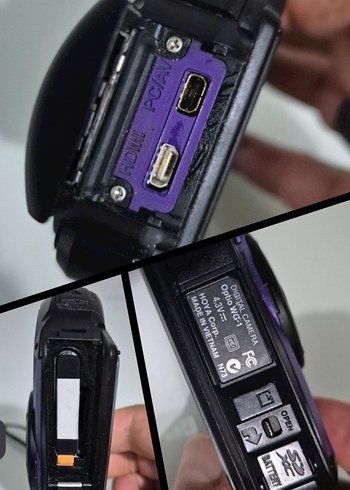 Pentax Optio WG-1 Mor Su Geçirmez Dijital Kamera Ricoh GPS - Görsel 6