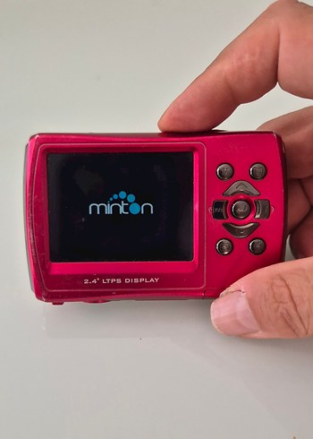 Beden Renk Renkli Pembe Minton Dijital Kamera 12MP