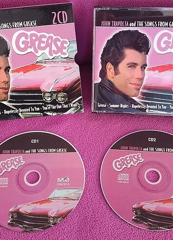 Cd albüm grease soundtrak pop müzik koleksiyon