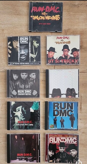 Run dmc cd albüm rap koleksiyon müzik