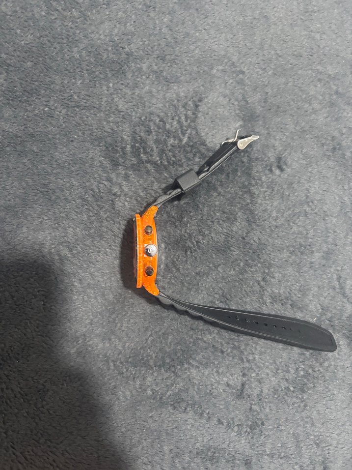 Siyah Turuncu Erkek saat - Görsel 3