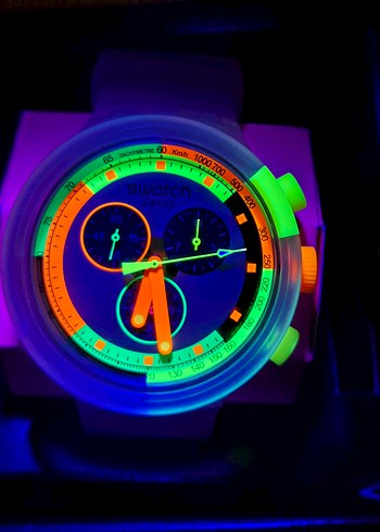 Beden Swatch Neon Seri Sıfır Saat Unisex