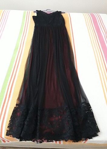 Dantelli elbise - Görsel 6