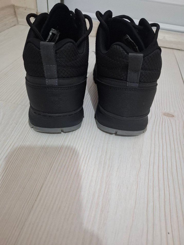 Siyah Erkek Spor Ayakkabı Bağcıklı Outdoor - Görsel 2