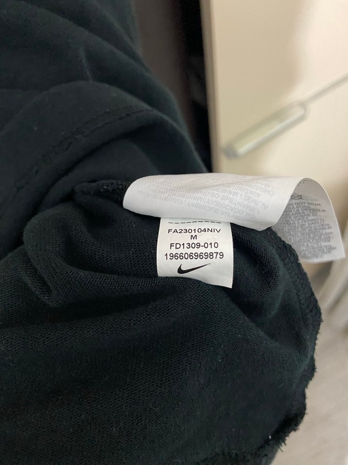 Nike Siyah Oversize Baskılı Erkek Tişört - Görsel 4