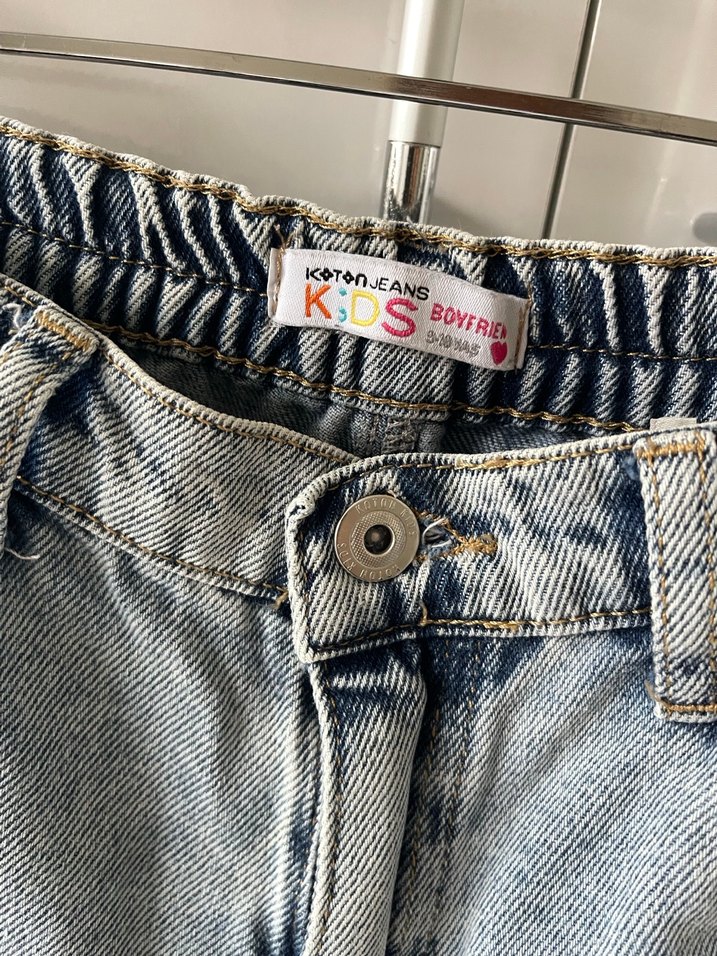 Gri Kemerli Salaş Midi Kot Pantolon - Görsel 2