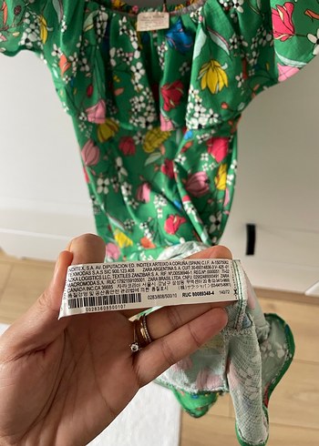 Renkli Çiçekli Kız Çocuk Volanlı Elbise - Görsel 3